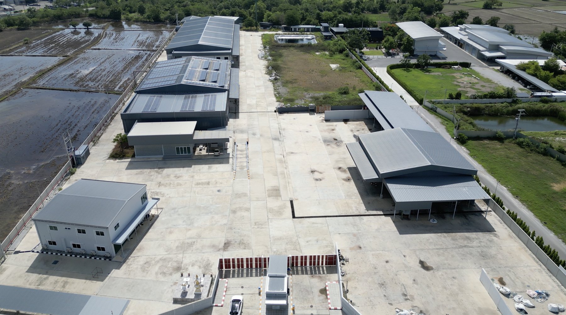 Aerial view of Plasticcycle factory